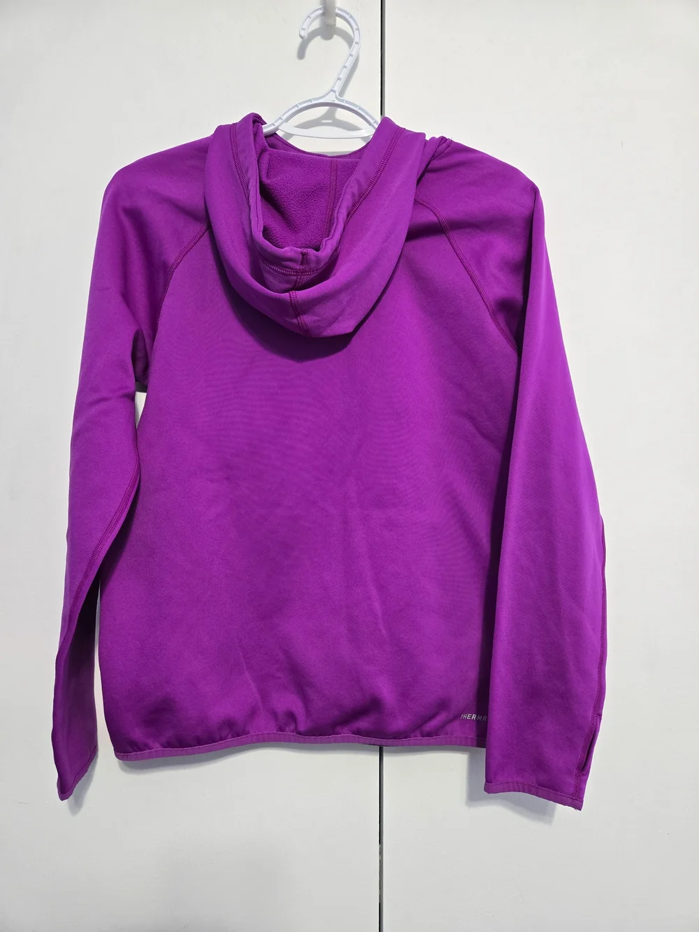 Nike Therma-FIT Purple Pullover Hoodie Women's Small Fleece Lined Athletic